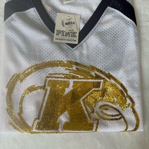 New PINK by Victoria’s Secret Kent State University Jersey Shirt Size Small
